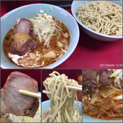 「小ラーメン¥690+つけ麺変更¥100(ニンニク)」@ラーメン二郎 中山駅前店の写真