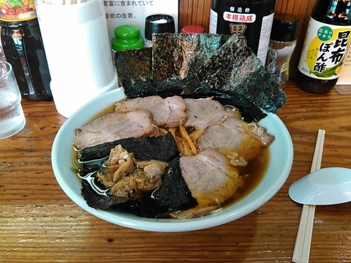 「海苔チャーシューメン 750円」@いいのラーメンの写真