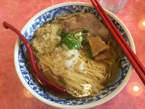 「塩ラーメン７５０円　大盛１００円　８５０円」@カッパラーメンセンターの写真
