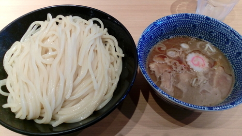 「濃厚海老豚骨つけ麺(８５０円)+大盛(100円)」@頑者NEXT LEVEL アクアシティお台場店の写真