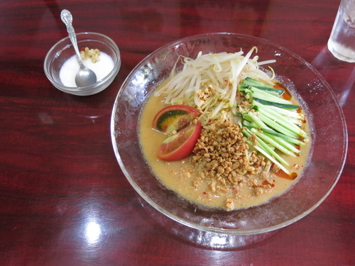 「冷し担々麺:880円」@園楽の写真