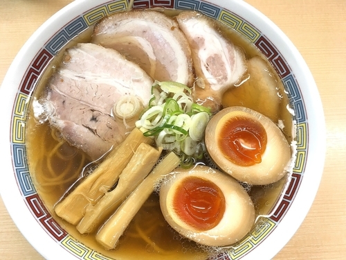 「特製煮干しらーめん 980円」@煮干鰮らーめん 圓の写真