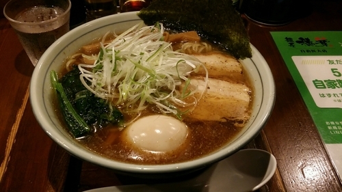 「味玉和だししょう油(大盛り＋100円)」@麺屋 穂華の写真