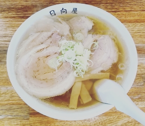 「チャーシューめん」@青竹手打ちラーメン 日向屋の写真