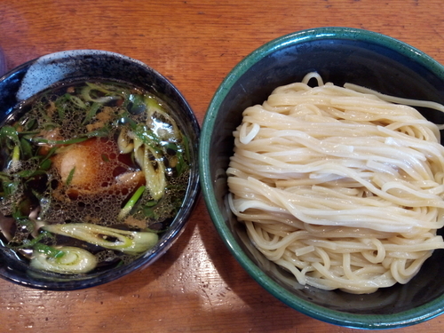 「醤油つけ麺」@クラッチ ヒッターの写真