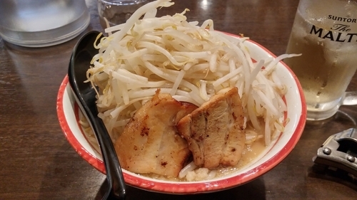 「G麺ふじもりラーメン小」@G麺ふじもりの写真