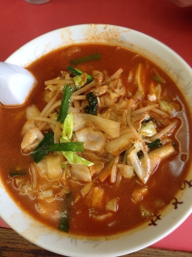 「みそチゲラーメン」@ラーメン ちとせの写真