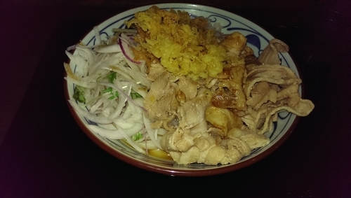 「豚しゃぶぶっかけ、大」@丸亀製麺 下北沢店の写真