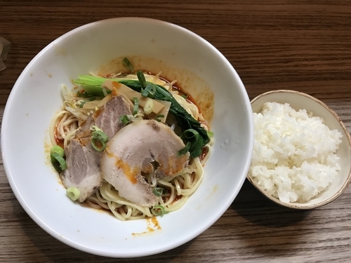 「汁なし坦々麺」@麺や 輝の穴の写真