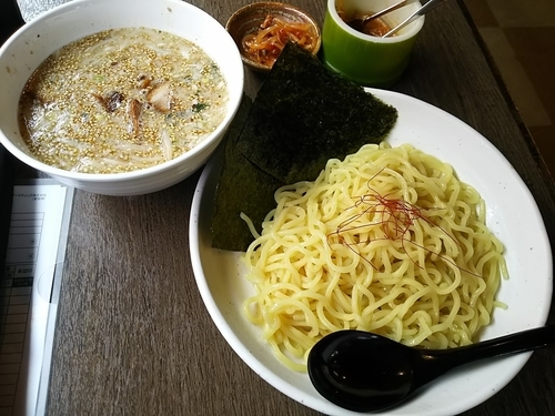 「【限定】こまち  つけ麺　※クーポンで５００円　＋替え玉」@信州麺屋 とんずら －カエン－の写真