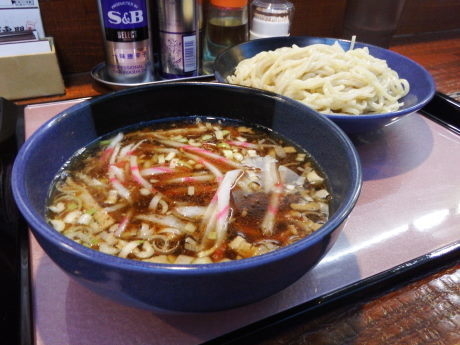 「つけそば　並」@煮干し背脂極太手もみ麺の店 一本勝負の写真