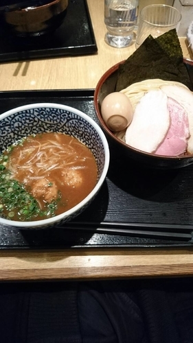 「特製濃厚魚介つけ麺」@麺屋 一燈の写真