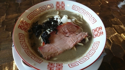 「【限定】濃厚煮干そば800円+替え玉200円」@特級鶏蕎麦 龍介の写真