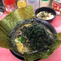 チャーシュー麺  海苔  Wトッピング  ライス