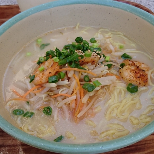 「海老入り白湯麺」@China Voyagerの写真