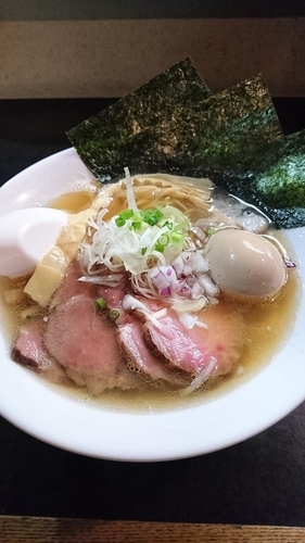 「特製塩そば」@麺処 晴の写真