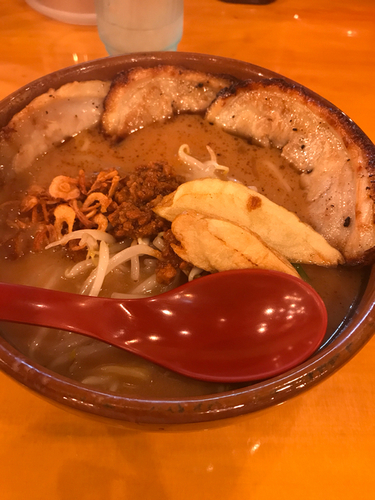 「北海道味噌 味噌漬け炙りﾁｬｰｼｭｰﾒﾝ(￥1,000)」@麺場 田所商店 相模原店の写真