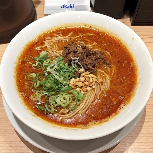 「京山椒薫る濃厚担々麵　￥８５０」@鯛塩そば灯花 本店の写真