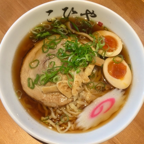 「川越醤油らーめん¥780円（味玉ラーパス）」@川越らーめん こひやの写真