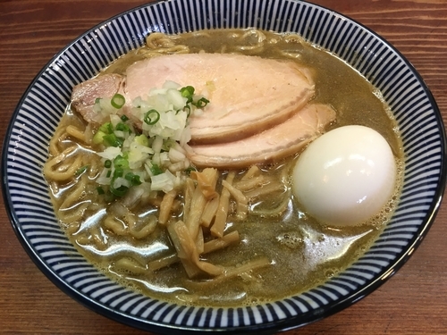 「煮干し拉麺 手揉みver 醤油+味玉+ひげ玉」@良温(Ra-on)の写真