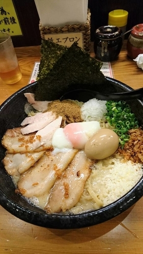 「濃厚白湯混ぜそば」@三代目麺処 「まるは」極 船橋店の写真