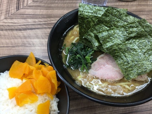 「ラーメン￥650」@家系らーめん 武蔵家 川越店の写真