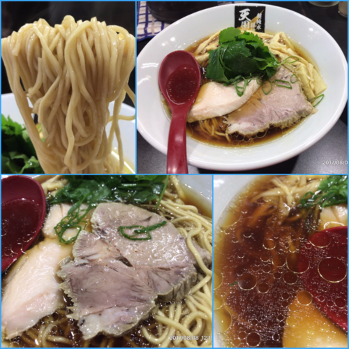 「鶏醤油麺¥750」@超純水採麺 天国屋の写真
