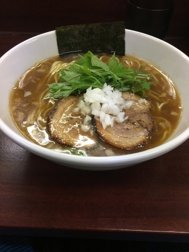 「魚介らーめん780円」@麺屋 民のかまどの写真