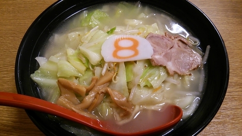 「野菜ラーメン（塩）」@8番らーめん 金沢駅店の写真