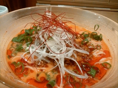 「季節限定 冷やし坦々麺」@自家製麺 竜葵の写真