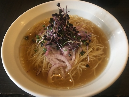 「特撰あごそばの冷やし」@灰汁中華 丿貫 福富町本店の写真