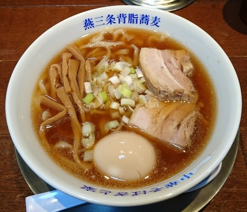 「淡麗中華そば＋味玉」@燕三条中華そば ぎと家 武里本店の写真