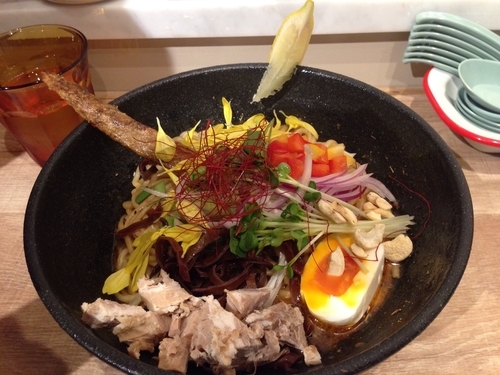 「スパイス混ぜそば」@スパイスラーメン 点と線.の写真