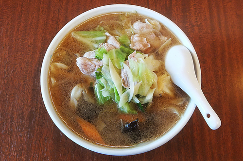 「肉そば(大盛り)」@栄楽飯店の写真