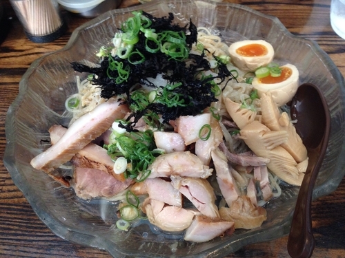 「和えそば L + 全部のせ」@麺場voyageの写真