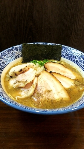 「濃厚炙り肉6 和え玉」@煮干し中華蕎麦 山崎の写真