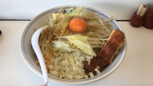 「まぜ郎 大(300g」@ラーメンKAZE 本店の写真