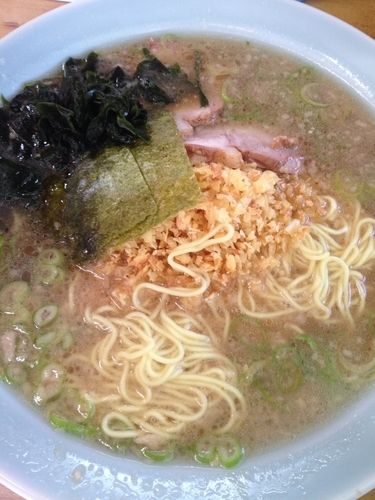 「にんにくチップラーメン（中）」@ラーメンショップ 練間の写真