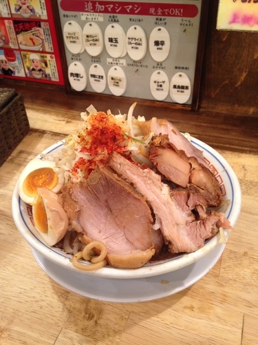 「GOD麺(980円) チャーシューマシ(クーポン)」@麺屋 神やぐらの写真