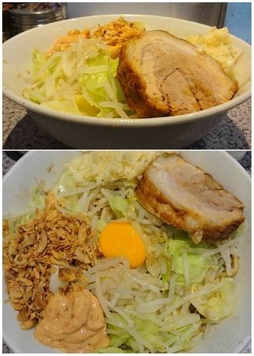 「汁なしそば ミニ」@ラーメン宮郎の写真