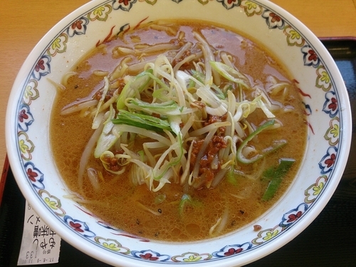 「もやし肉味噌ラーメン」@上信越道 松代PA上り線の写真