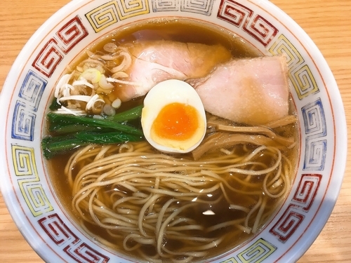 「中華そば 750円」@ほっこり中華そば もつけの写真