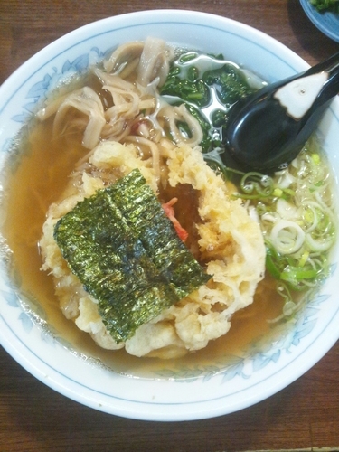 「天ぷらラーメン」@中華そば 末広の写真