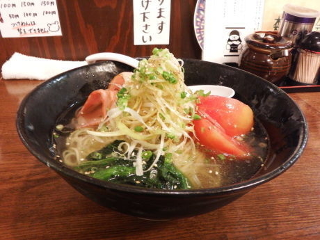 「すろーぼーる冷しラーメン」@麺場なっくるの写真