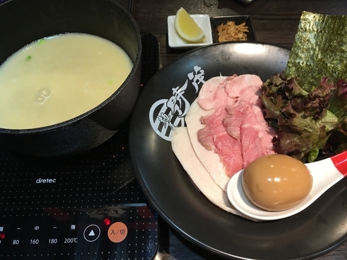 「濃厚鶏白湯つけ麺(塩)麺半分より少なめ」@麺屋 時茂 西川口店の写真