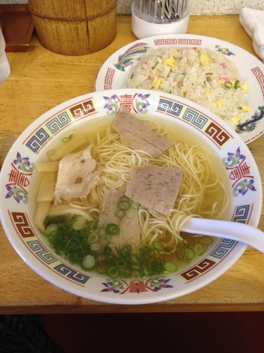 「両方(中華そば＋焼き飯)」@中華そば 上海軒の写真