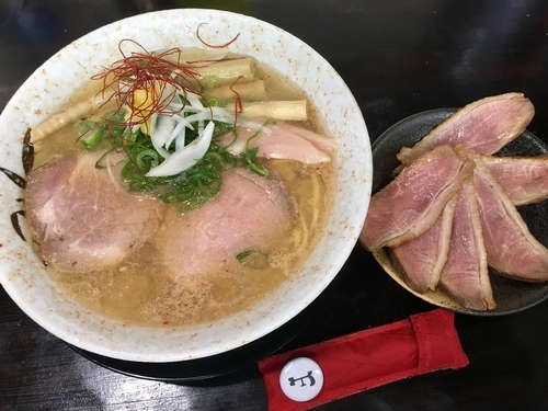 「蟹塩そば＋鴨ロース増し」@麺屋 裕の写真