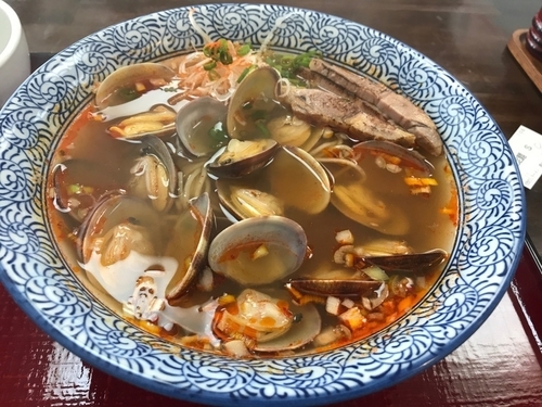 「黒あさり辣醤 1200円」@天然だしラーメン 潮の音の写真