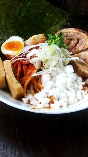 「辛あつ特製(４辛)」@麺屋みつば＋クローバーの写真