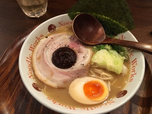「ラーメン＋自家製辛みそ」@Noodle Works -BALI-の写真